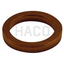  Anillo de guarnicin de cobre 10x14mm 2,0mm HACO