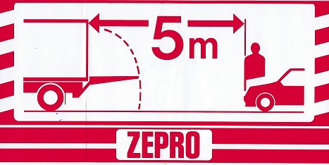 Pegatina de seguridad 5 metros ZEPRO